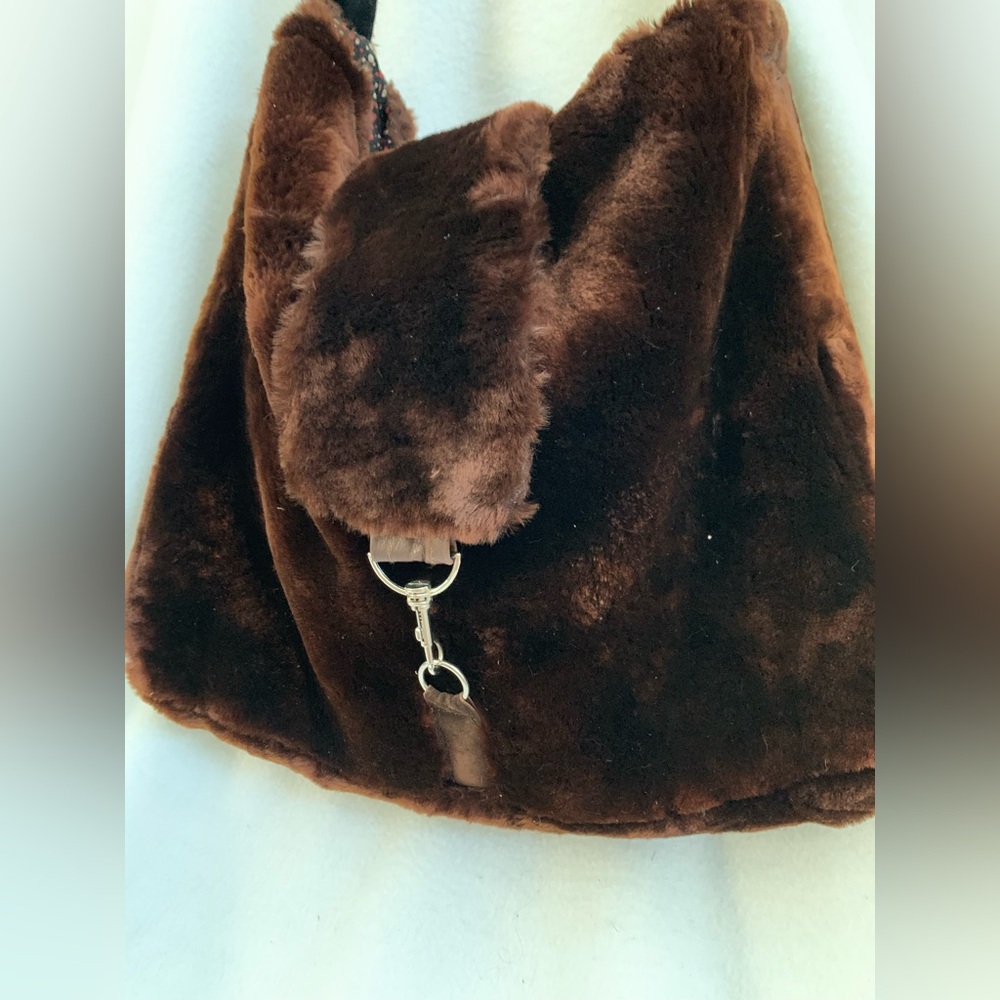 Sheared Vintage Beaver Custom Hobo Oversized bag.
